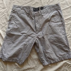 American Rag Shorts Light Blue Striped Size 36